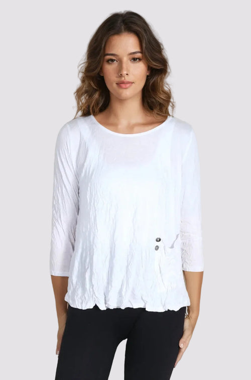 Gizel Top, Button Back