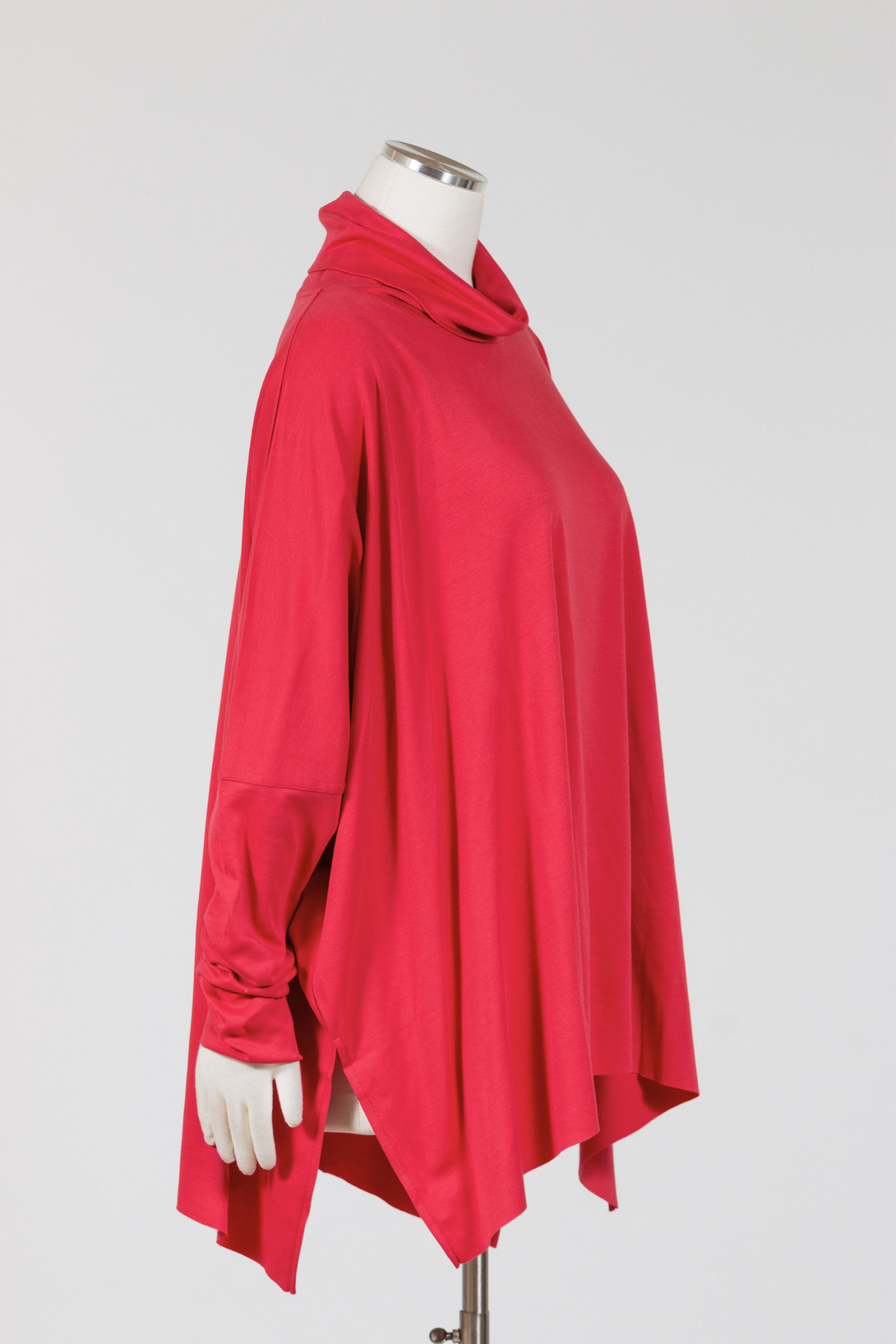 Planet-LaurenG-Womens-Swing-TurtleNeck-Top-Pima-Cotton-vapor-grey