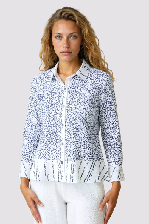 Floral Flounce Shirt