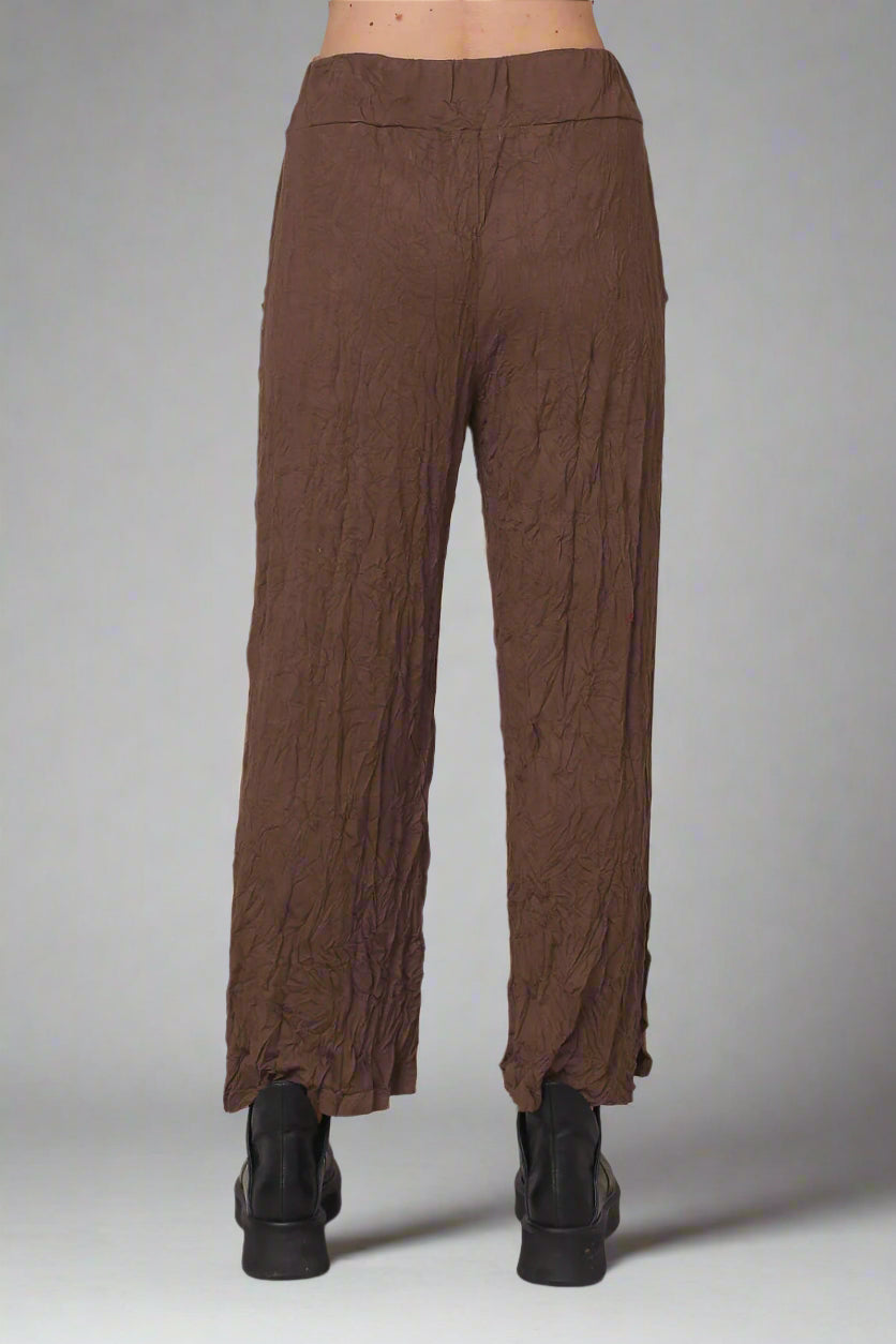 Chalet-Ceci-Womens-Clothing-Tilley-Pant-PullOn-Crinkle-Knit-Bamboo-Clay-Brown