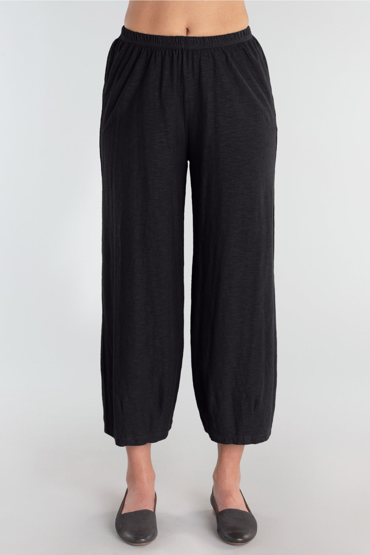 Cropped Pants size 38 (新品タグ付未使用品) Max Studio Crepe Cropped Wide Leg Pants Olive Tic Tac Dot XS