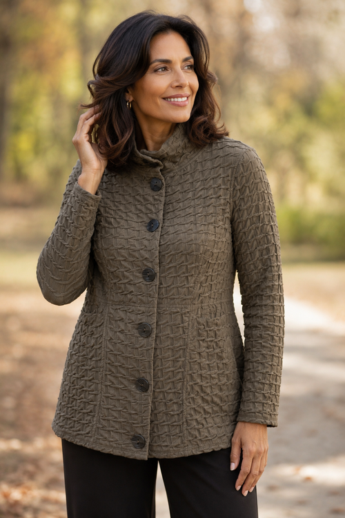 Textured Tides London Jacket