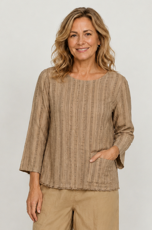3/4 Sleeve Pocket Shell