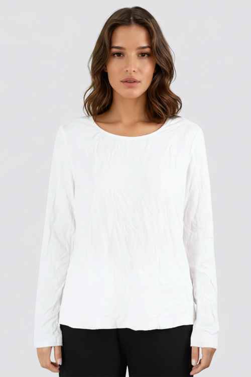 Andrea Long Sleeve Basic Top