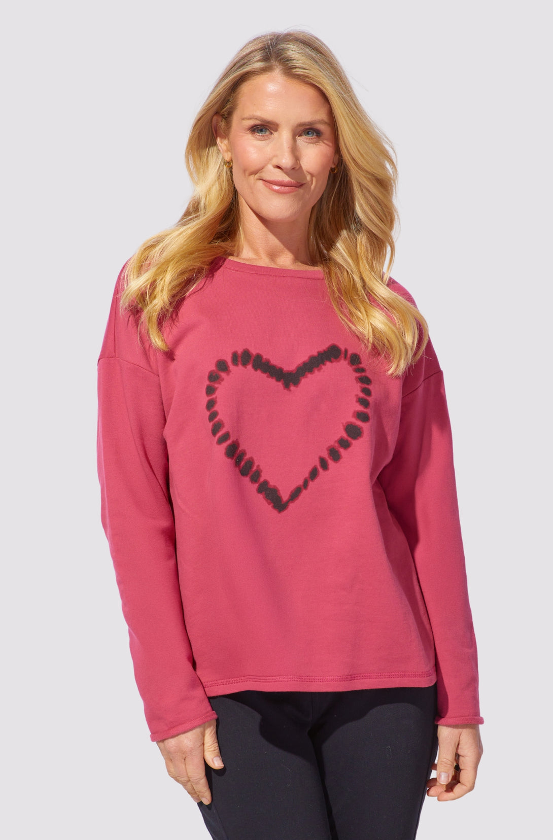 Escape by Habitat's Shibori Heart Pullover