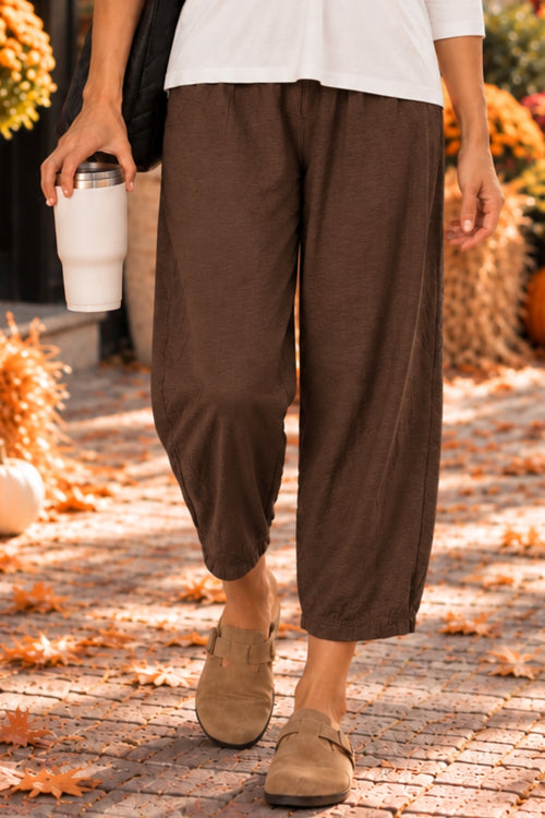 Cropped Pant with Darts