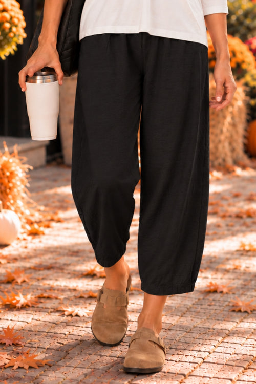 Cropped Pant with Darts