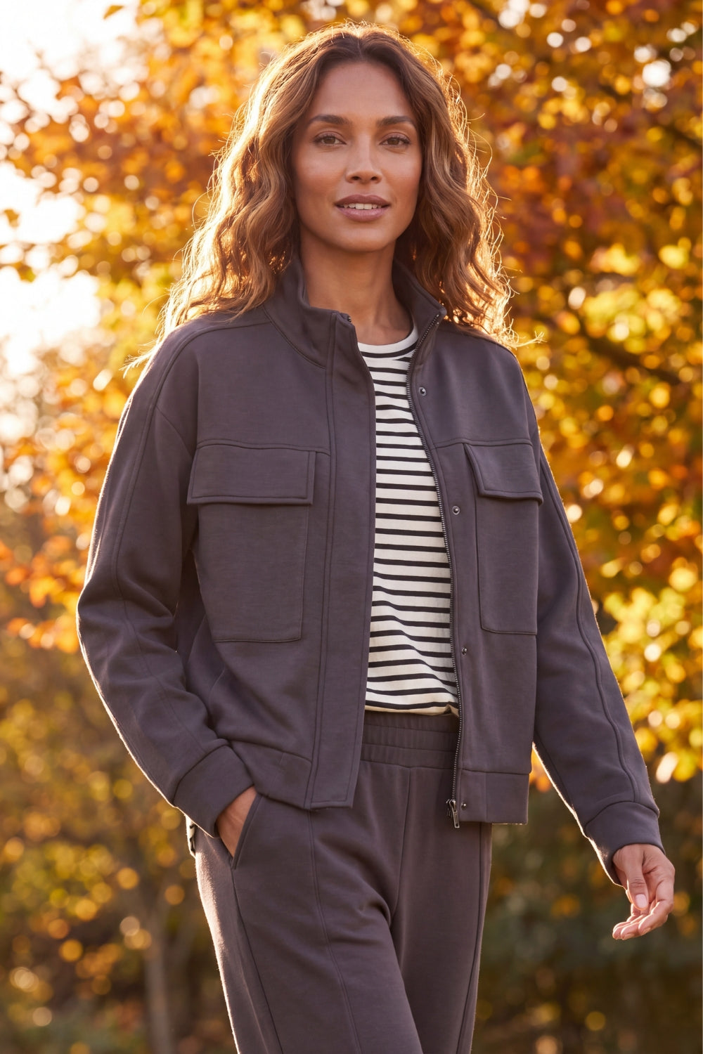 tribal-tornado-mock-neck-cardigan-with-pockets – LISSA the Shop, LLC