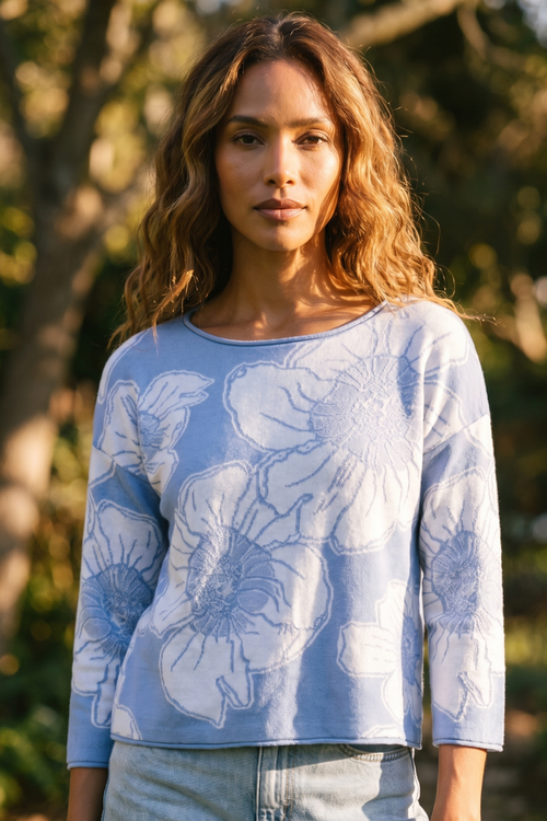 In Bloom Jacquard Sweater