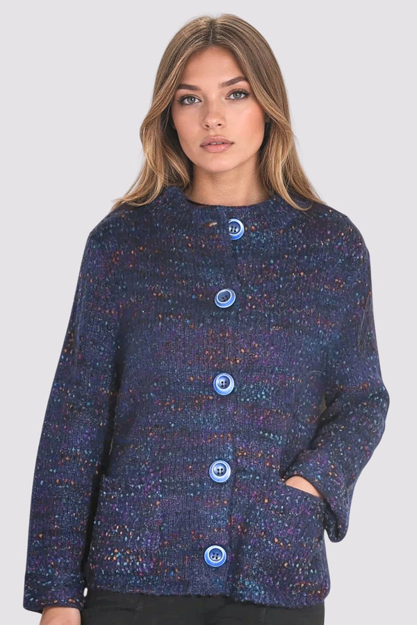 Funnel Neck Cardigan