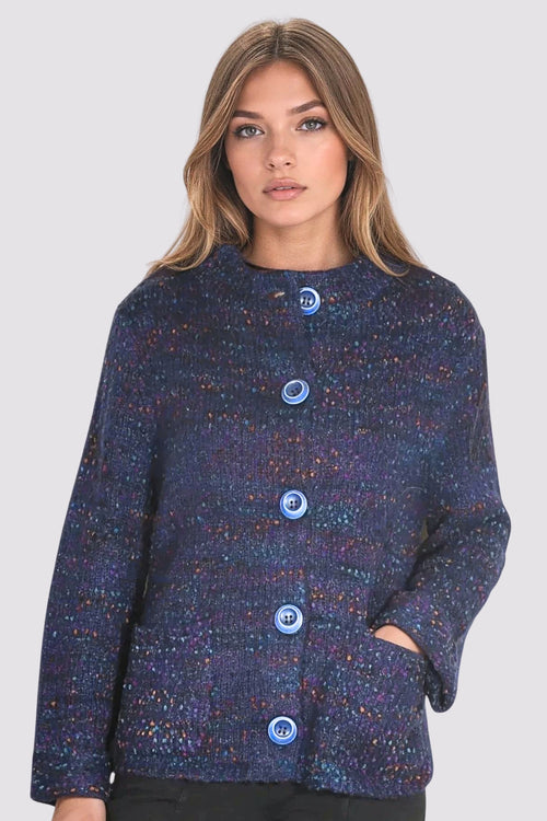 Funnel Neck Cardigan