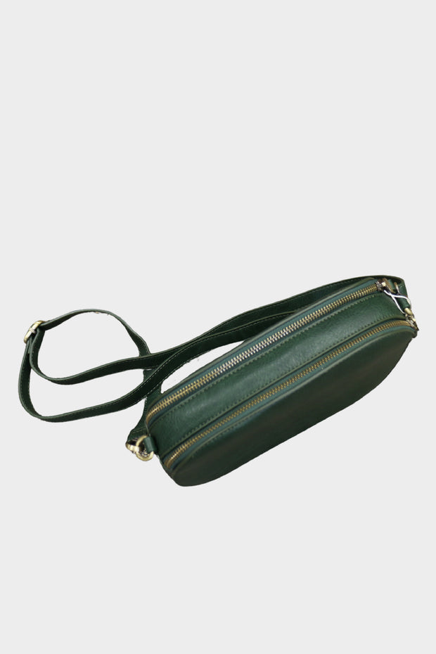 Joy Susan Nora Camera Bag (Vegan Leather){Terracotta/Pine}