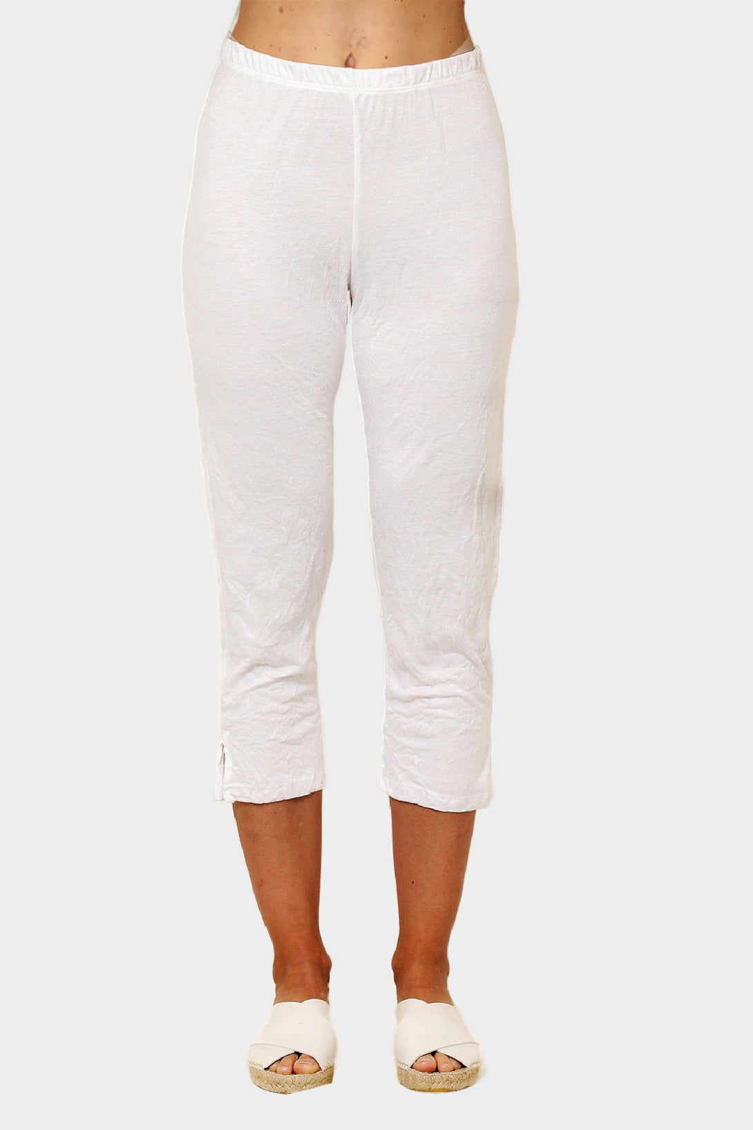 Chalet's Slit Pant (Crinkle) Black