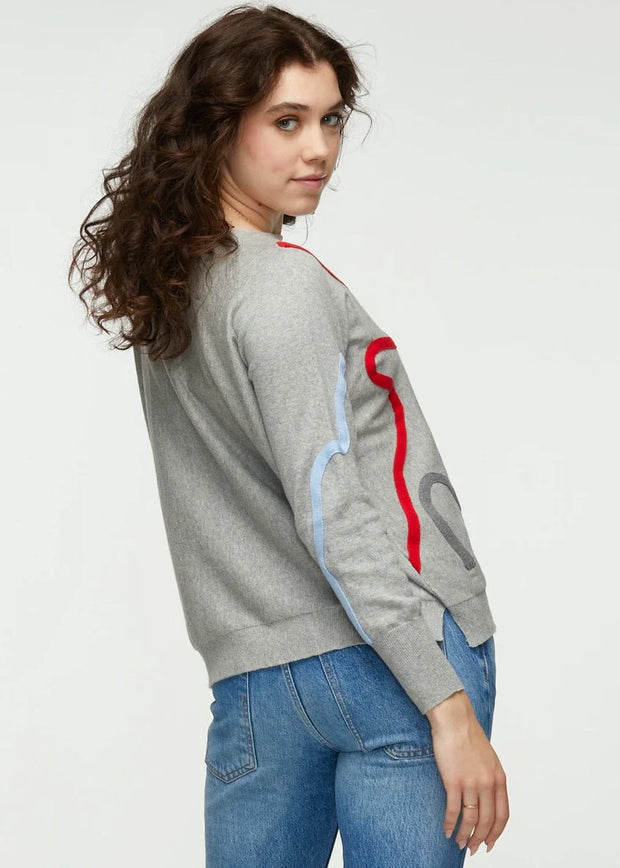 Zaket & Plover Curly Wurly Sweater (Cotton Knit){Marl}