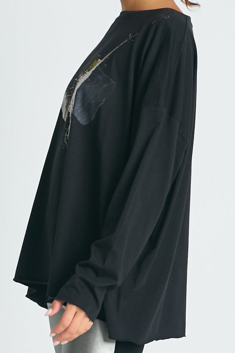 Planet-LaurenG-Womens-Clothing-Celestial-Boxy-Tee-Splatter-Black