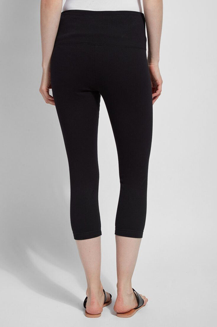 LYSSÉ Denim Capri Black