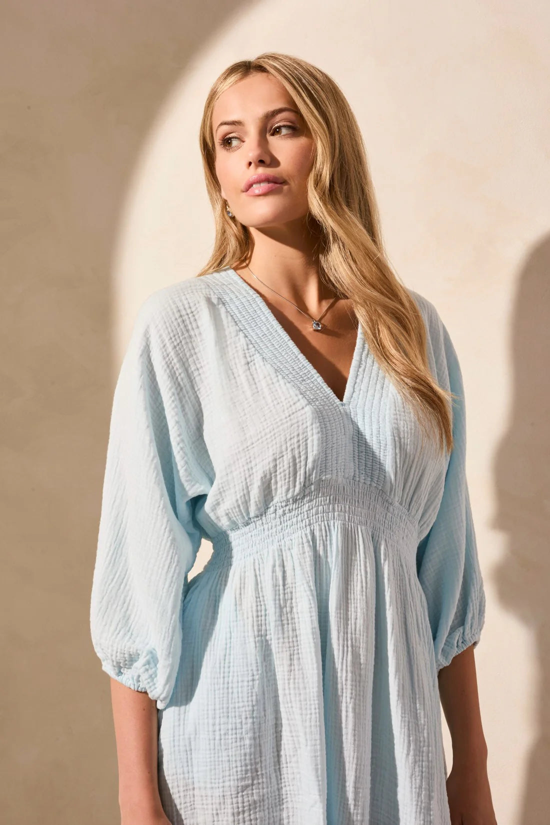 Tribal Puff Sleeve Dress