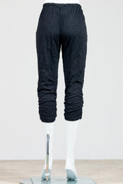 Chalet Kate Capri Pants (Crinkle Knit) {Black}