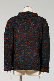Habitat Confetti Funnel Neck Sweater (Knit ){Black}