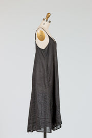 CP Shades Fairie Dress is an easy light weight linen slip dress, loose fit with spaghetti straps and A-line shape.