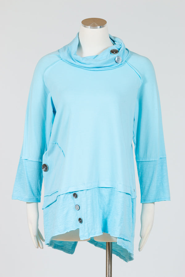 Neon Buddha Popular Top (Cotton Knit) {Cloud Blue}