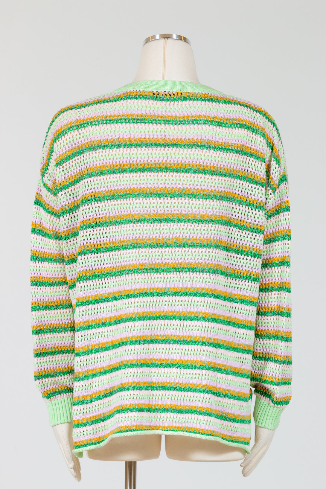 Zaket & Plover Tie Neck Sweater (Cotton Knit) {Pea}