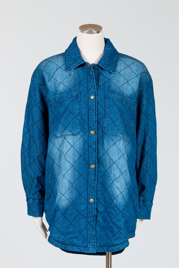 Tribal-Quilted-Shaket -Chambray