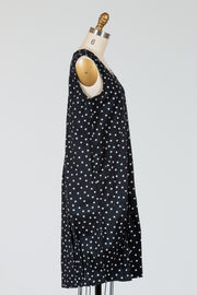 Tulip Santa Fe Dress (Cotton Seersucker) {Black}