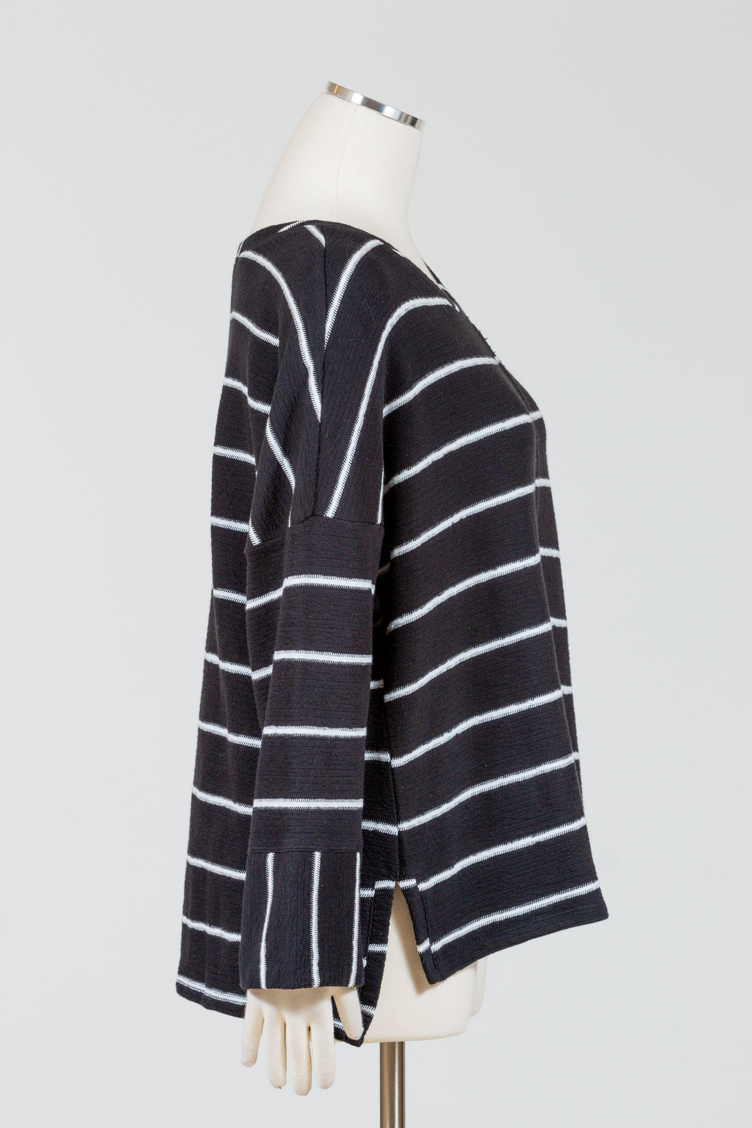 Habitat-Striped-Boxy-Sweater-FrenchTerry-Black-White-Stripe