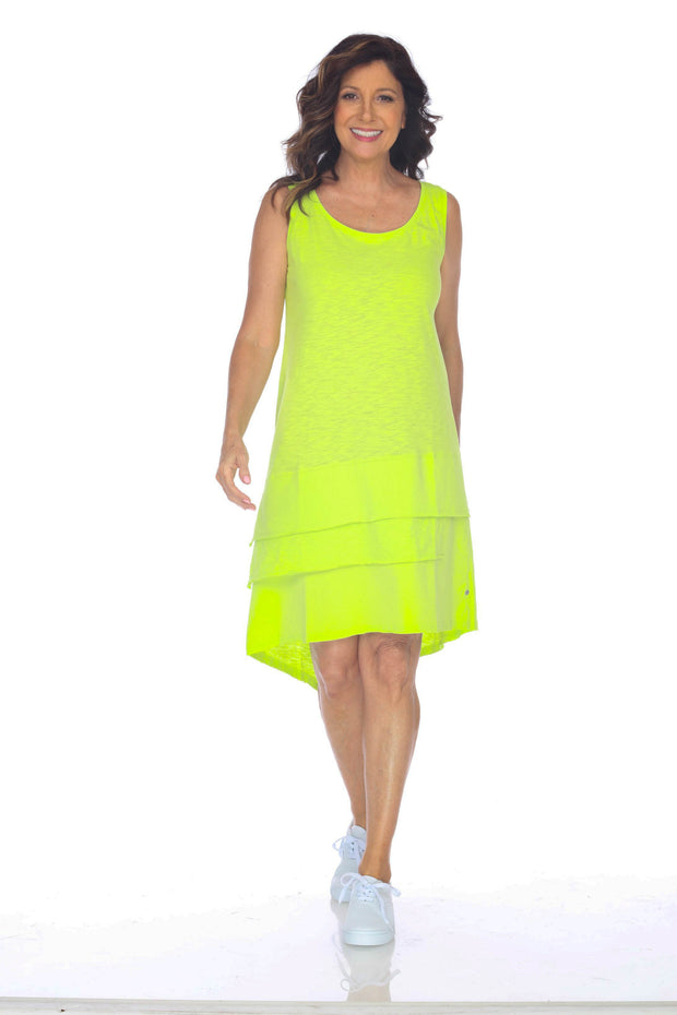 Neon Buddha Oasis Dress (Cotton knit) {Apple Green}